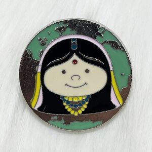 🔮‎ 5/$25 Disney It's A Small World India Pin